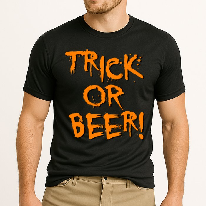 Trick Or Beer Cooling Performance Crew T-Shirt