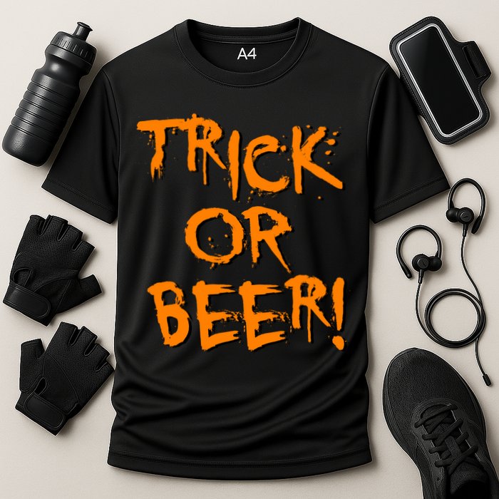 Trick Or Beer Cooling Performance Crew T-Shirt
