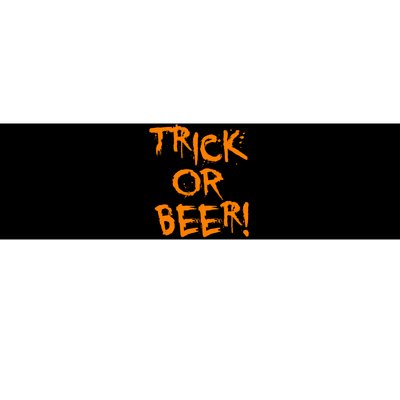 Trick Or Beer Bumper Sticker