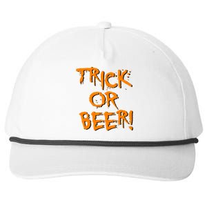 Trick Or Beer Snapback Five-Panel Rope Hat