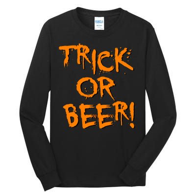 Trick Or Beer Tall Long Sleeve T-Shirt