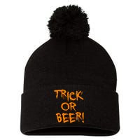 Trick Or Beer Pom Pom 12in Knit Beanie