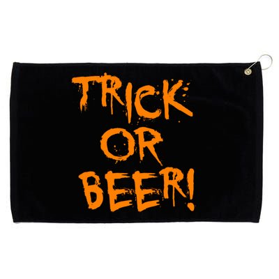 Trick Or Beer Grommeted Golf Towel