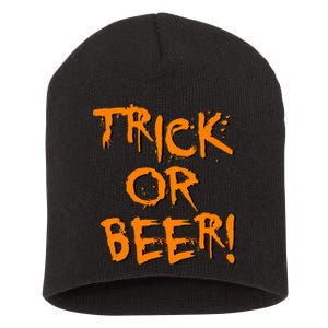 Trick Or Beer Short Acrylic Beanie