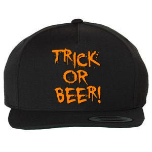 Trick Or Beer Wool Snapback Cap