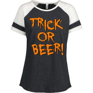 Trick Or Beer Enza Ladies Jersey Colorblock Tee