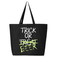 Trick or Beer Funny Halloween Party 25L Jumbo Tote