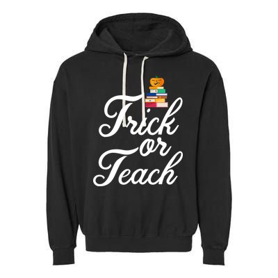 Trick Or Teach Garment-Dyed Fleece Hoodie