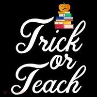 Trick Or Teach High Crown Mesh Back Trucker Hat