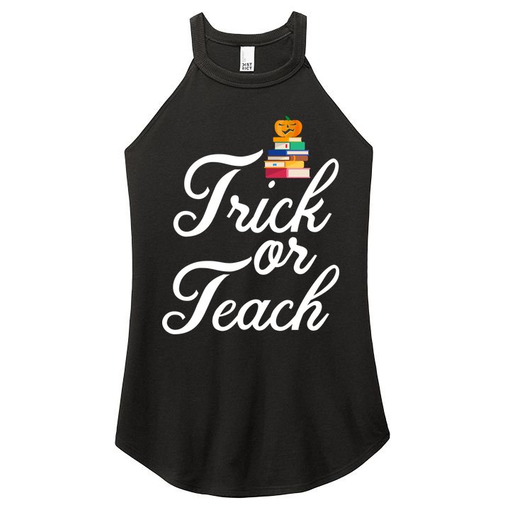 Trick Or Teach Women's Perfect Tri Rocker Tank