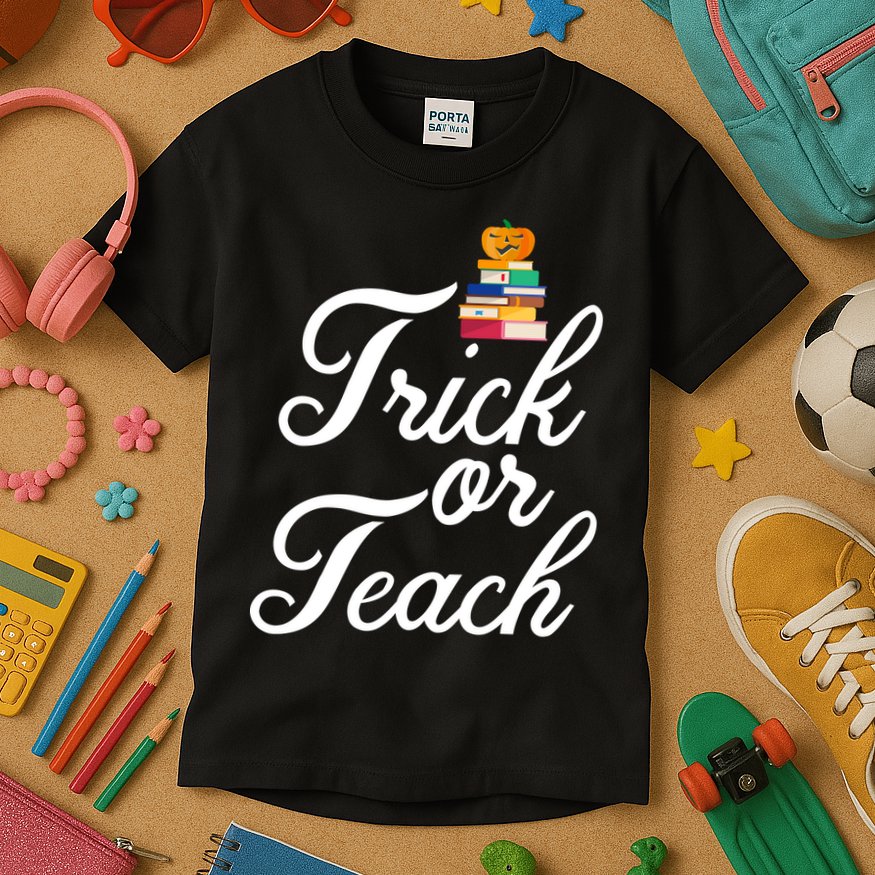 Trick Or Teach Kids T-Shirt