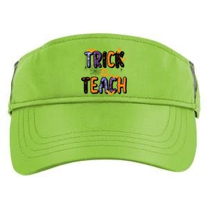 Trick Or Teach Funny Cute Halloween Adult Drive Performance Visor