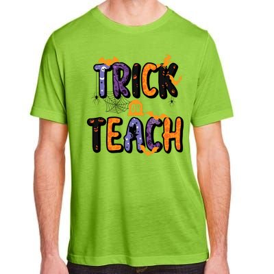 Trick Or Teach Funny Cute Halloween Adult ChromaSoft Performance T-Shirt