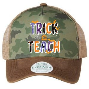 Trick Or Teach Funny Cute Halloween Legacy Tie Dye Trucker Hat