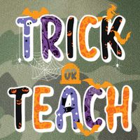 Trick Or Teach Funny Cute Halloween Legacy Tie Dye Trucker Hat