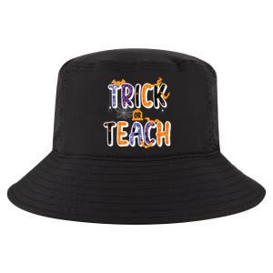 Trick Or Teach Funny Cute Halloween Cool Comfort Performance Bucket Hat