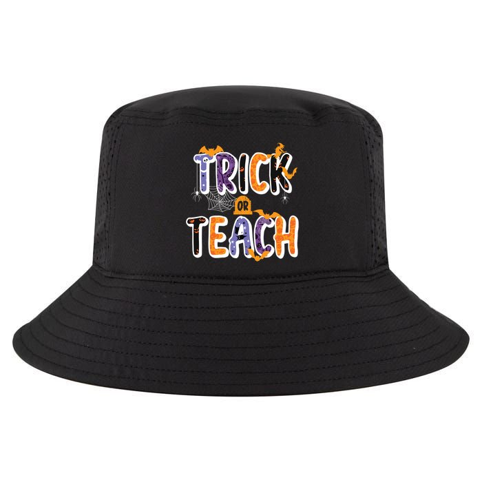 Trick Or Teach Funny Cute Halloween Cool Comfort Performance Bucket Hat