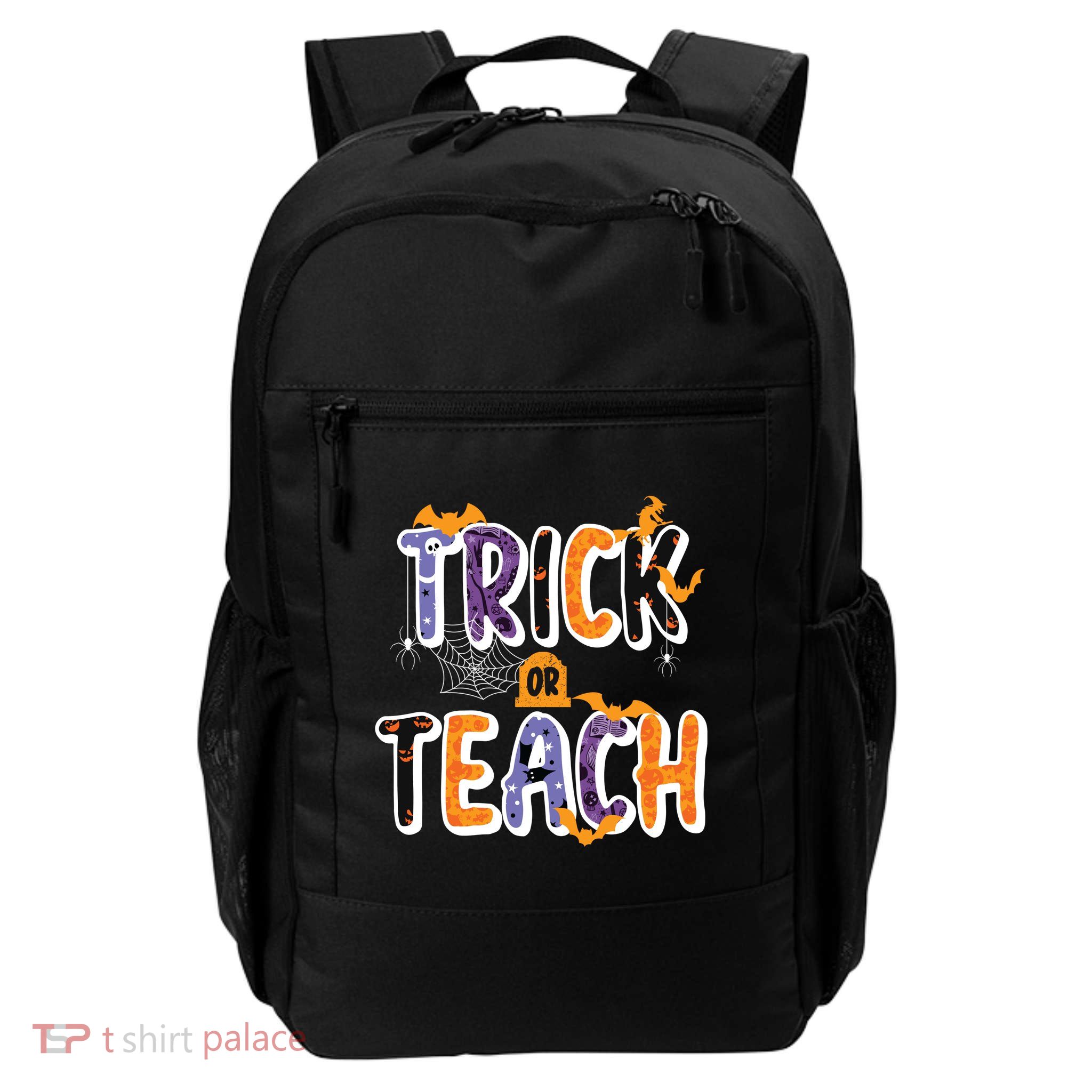 Trick Or Teach Funny Cute Halloween Daily Commute Backpack