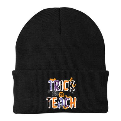 Trick Or Teach Funny Cute Halloween Beanie