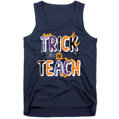 Trick Or Teach Funny Cute Halloween Tank Top