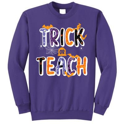 Trick Or Teach Funny Cute Halloween Sweatshirt