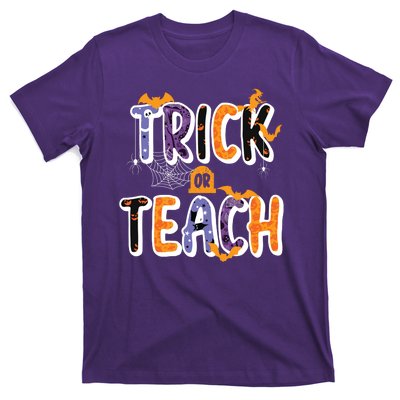 Trick Or Teach Funny Cute Halloween T-Shirt