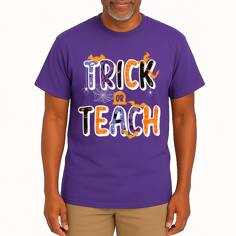 Trick Or Teach Funny Cute Halloween Tall T-Shirt