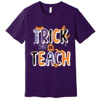 Trick Or Teach Funny Cute Halloween Premium T-Shirt