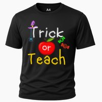 Trick Or Teach Halloween Teacher Performance Shirt