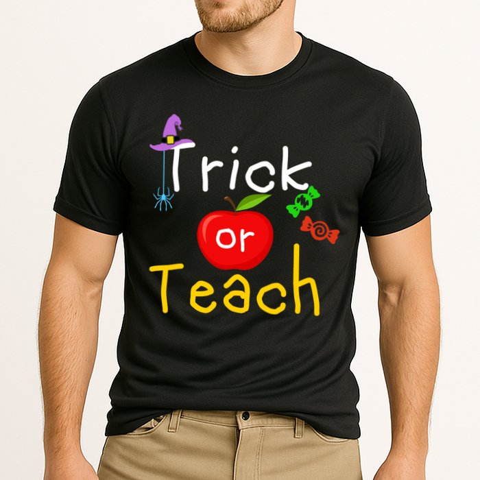 Trick Or Teach Halloween Teacher Performance Shirt