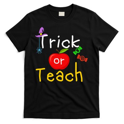 Trick Or Teach Halloween Teacher T-Shirt