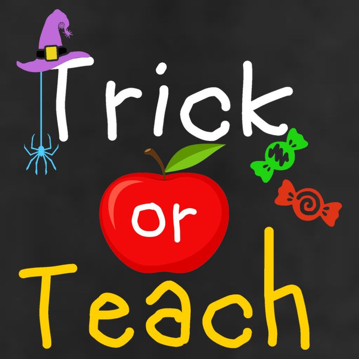 Trick Or Teach Halloween Teacher Adult Drive Performance Visor