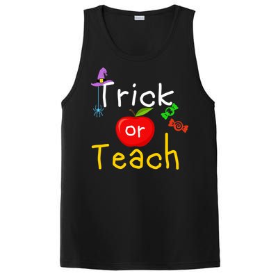 Trick Or Teach Halloween Teacher PosiCharge Competitor Tank