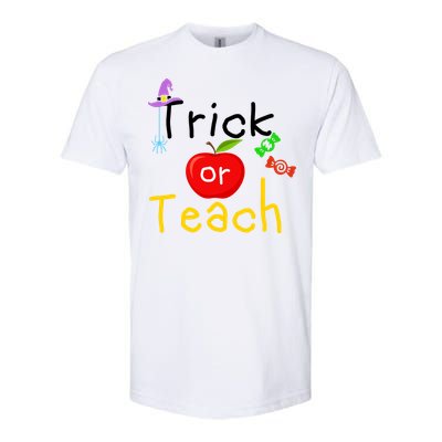 Trick Or Teach Halloween Teacher Softstyle CVC T-Shirt