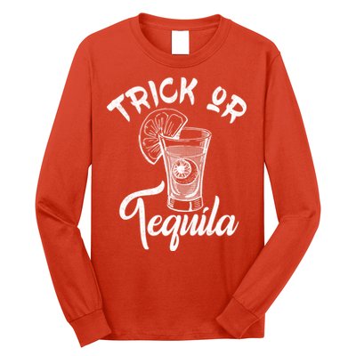 Trick Or Tequila Long Sleeve Shirt