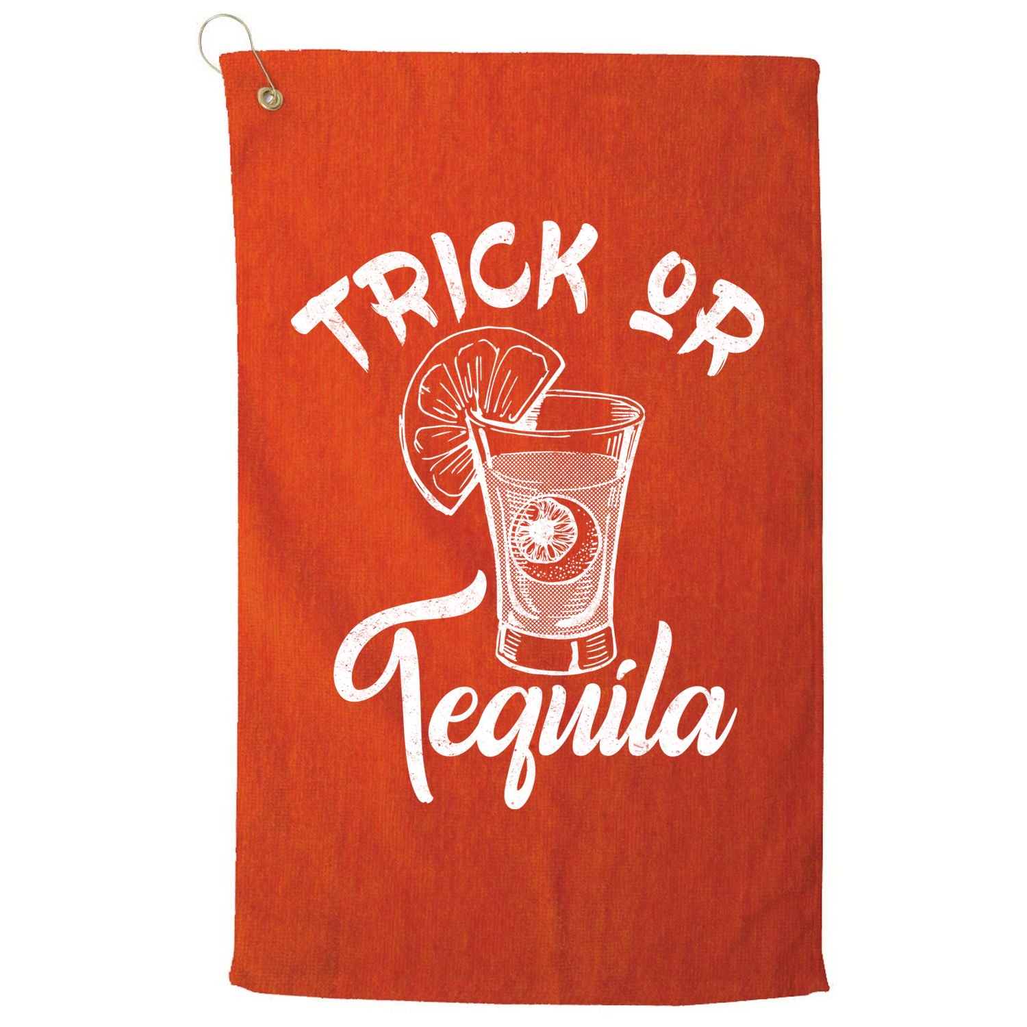 Trick Or Tequila Golf Towel