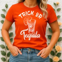 Trick Or Tequila Womens T-Shirt