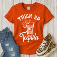 Trick Or Tequila Womens T-Shirt