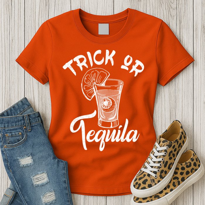 Trick Or Tequila Womens T-Shirt