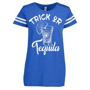 Trick Or Tequila Enza Ladies Jersey Football T-Shirt