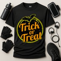 Trick or Treat Bat Logo Cooling Performance Crew T-Shirt