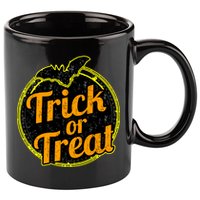 Trick or Treat Bat Logo 11oz C Handle Ceramic Mug