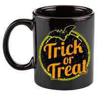 Trick or Treat Bat Logo 11oz C Handle Ceramic Mug