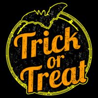 Trick or Treat Bat Logo Zip Tote Bag
