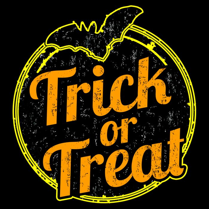 Trick or Treat Bat Logo Zip Tote Bag