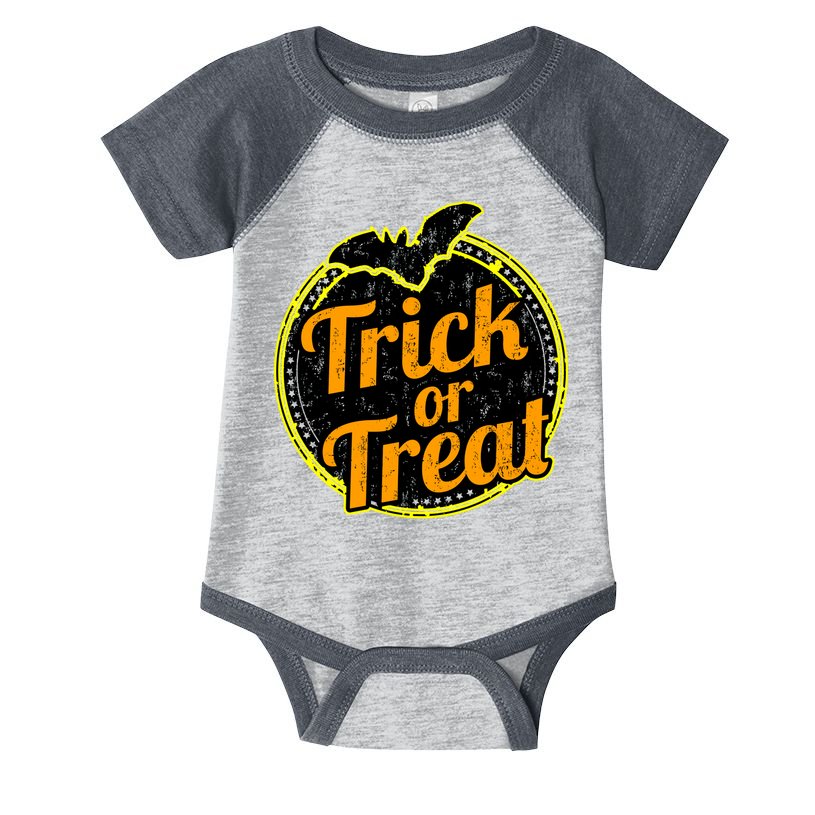 Trick or Treat Bat Logo Infant Baby Jersey Bodysuit