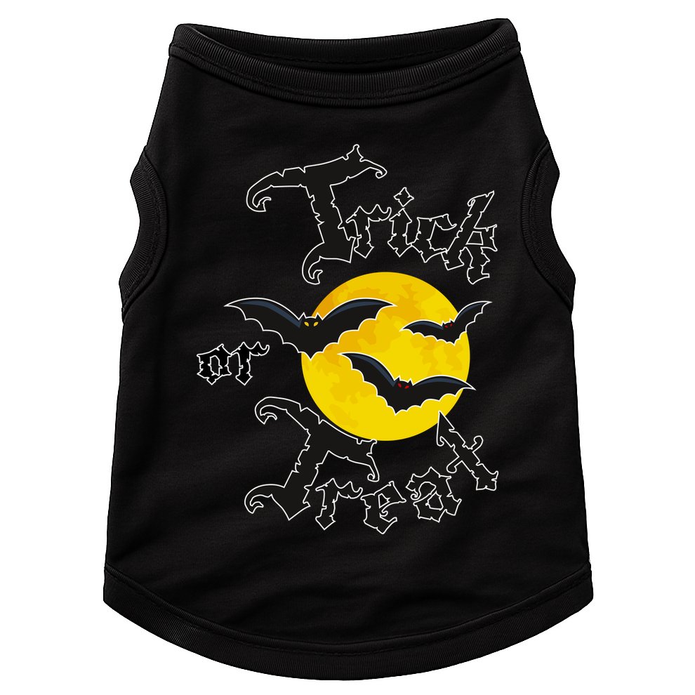 Trick Or Treat Bats Halloween Doggie Tank