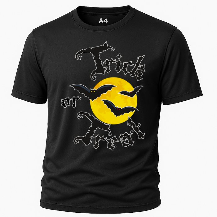 Trick Or Treat Bats Halloween Cooling Performance Crew T-Shirt