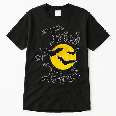 Trick Or Treat Bats Halloween Tall T-Shirt