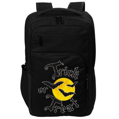 Trick Or Treat Bats Halloween Impact Tech Backpack